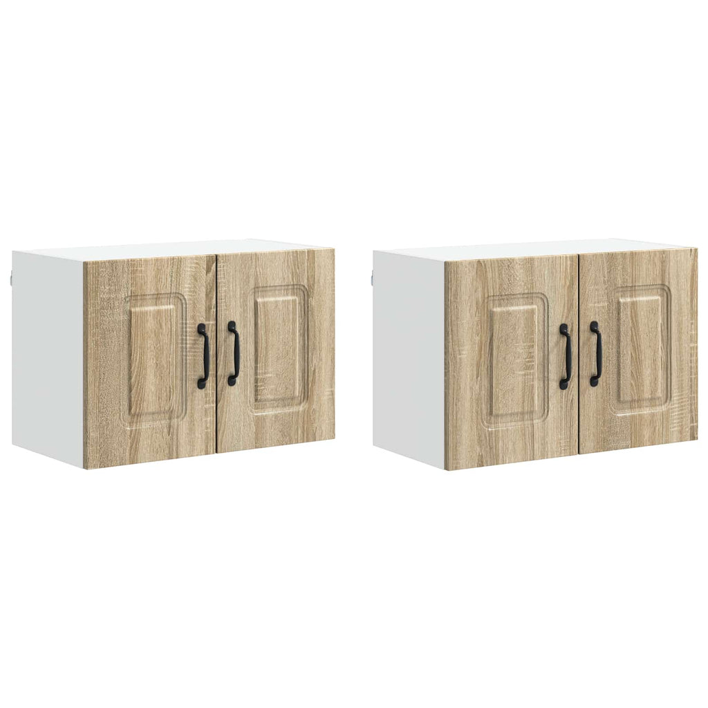 vidaXL Front do zmywarki Kalmar 2 pcs Dąb Sonoma 60 x 31 x 40 cm