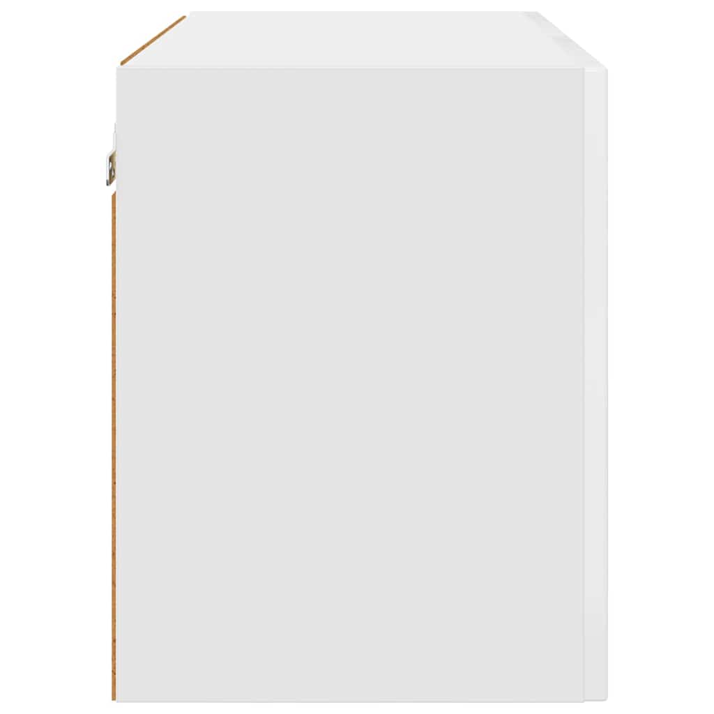 vidaXL Front do zmywarki Kalmar Wysoki połysk biały 60 x 31 x 40 cm