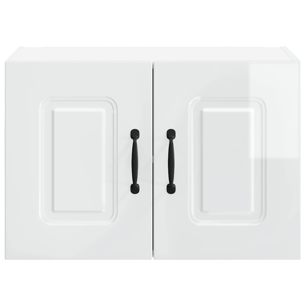 vidaXL Front do zmywarki Kalmar 2 pcs Wysoki połysk biały