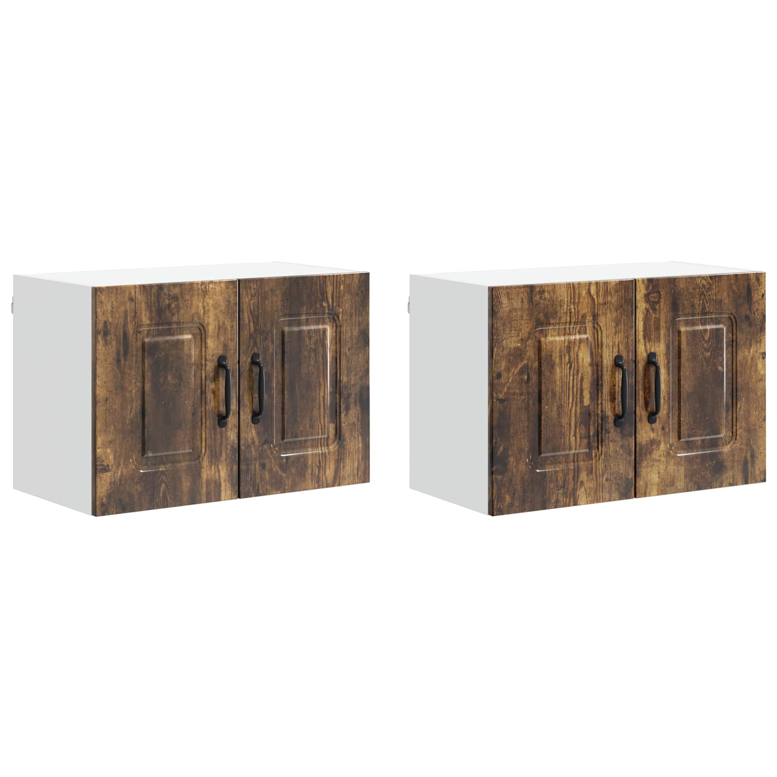 vidaXL Front do zmywarki Kalmar 2 pcs Dąb wędzony 60 x 31 x 40 cm