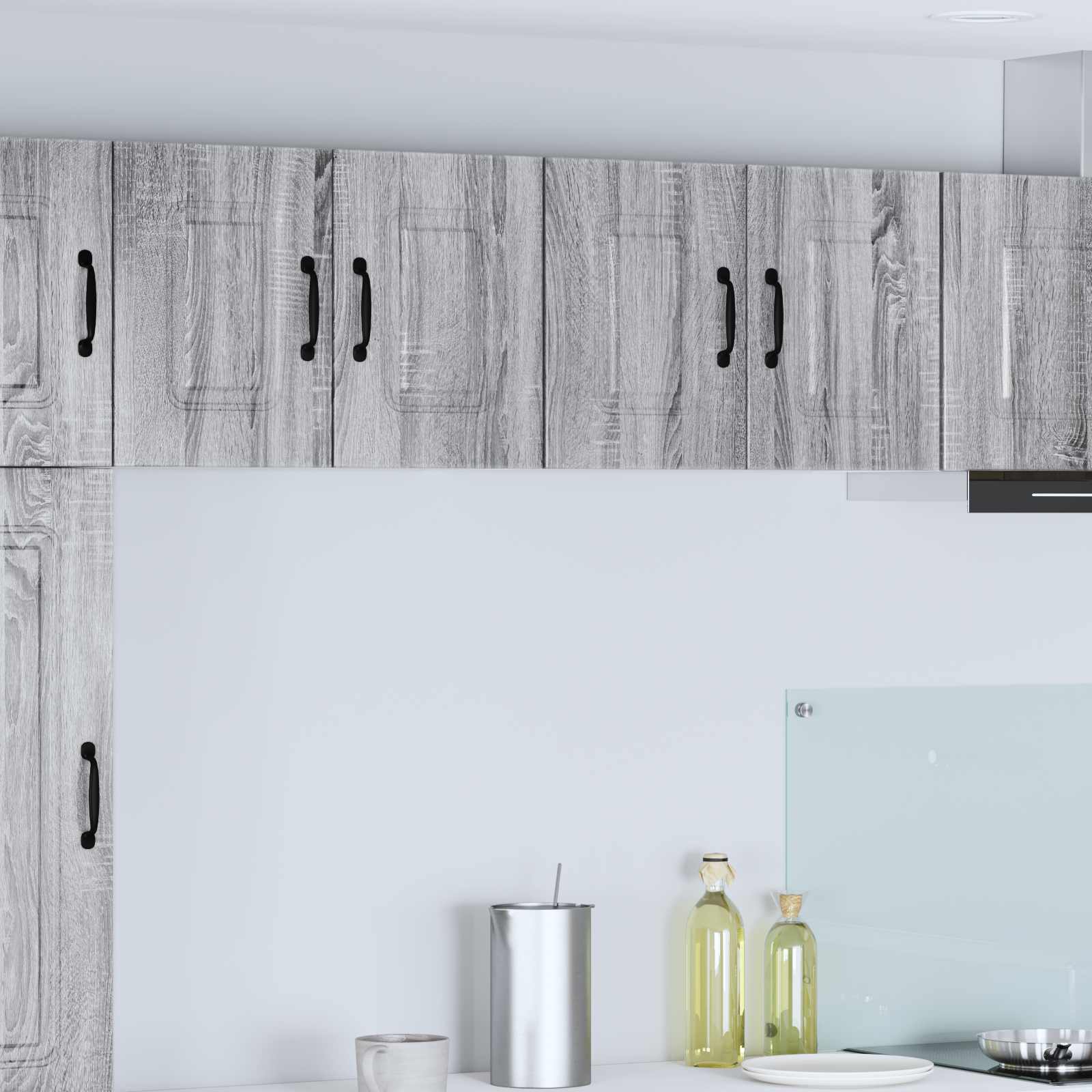vidaXL Front do zmywarki Kalmar 2 pcs Szary Sonoma 60 x 31 x 40 cm