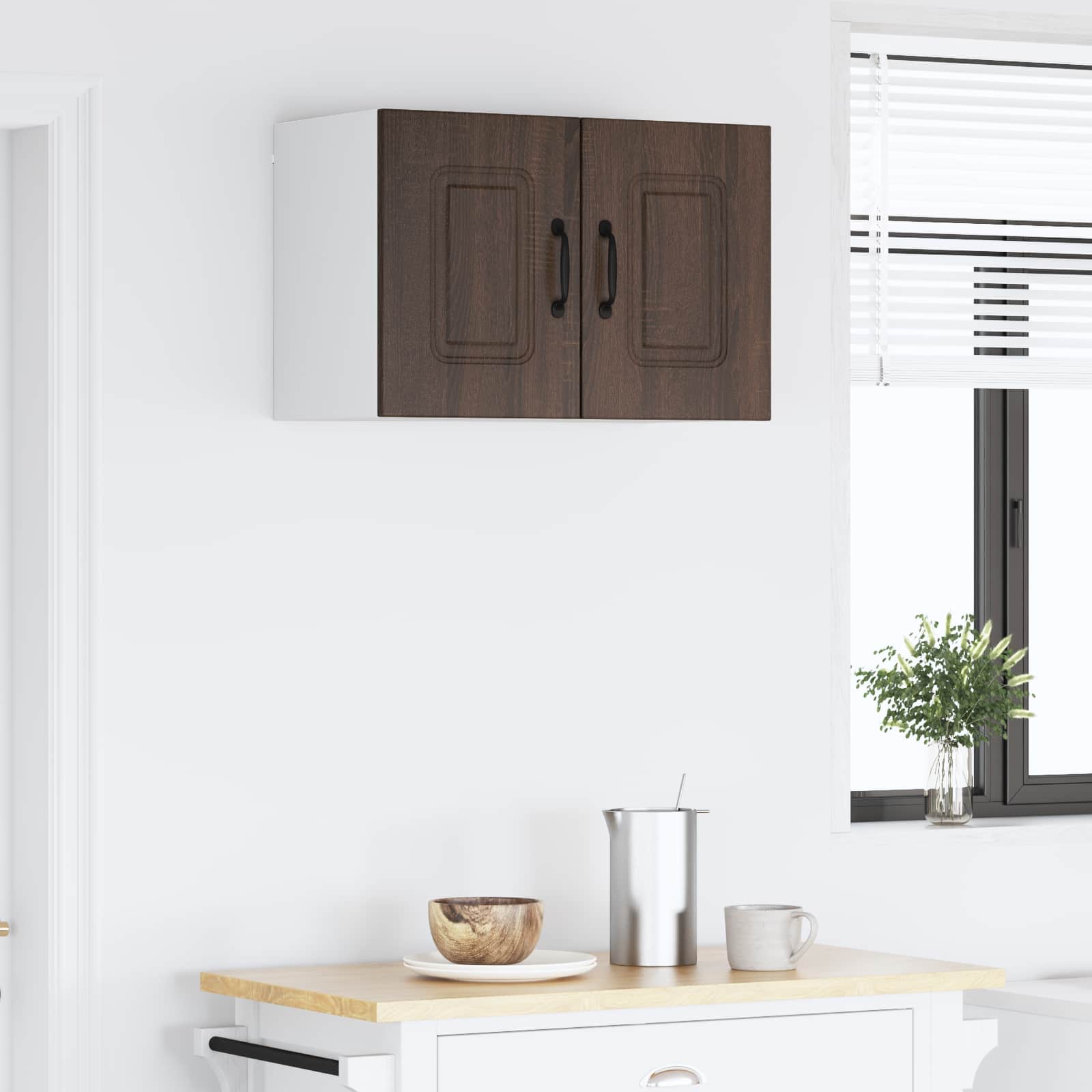 vidaXL Front do zmywarki Kalmar Brązowy dąb 60 x 31 x 40 cm