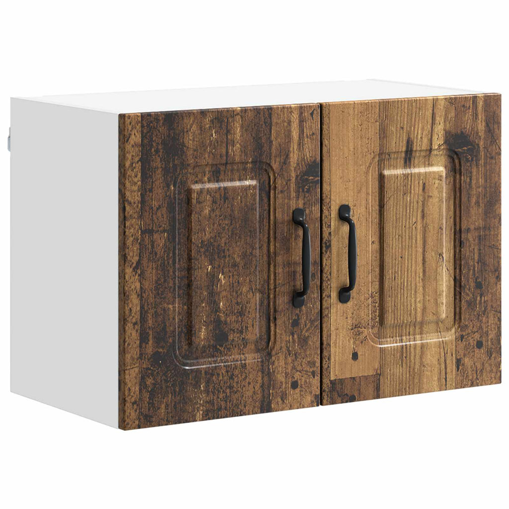 vidaXL Front do zmywarki Kalmar 2 pcs Stare drewno 60 x 31 x 40 cm