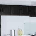 vidaXL Front do zmywarki Kalmar Czarny 80 x 31 x 40 cm