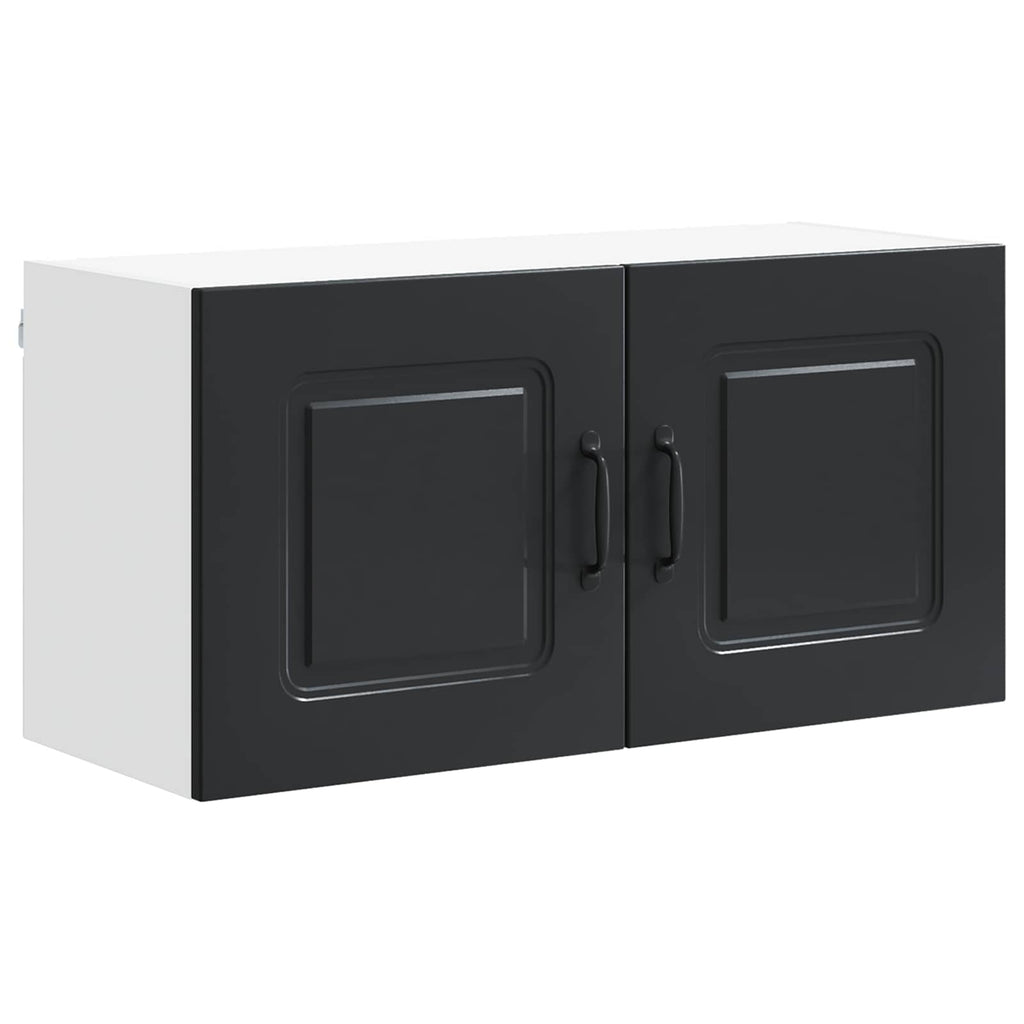 vidaXL Front do zmywarki Kalmar Czarny 80 x 31 x 40 cm