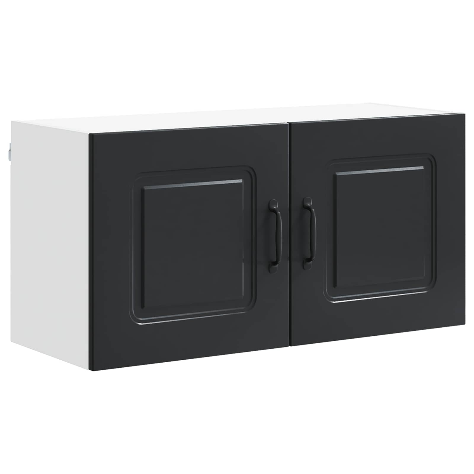 vidaXL Front do zmywarki Kalmar Czarny 80 x 31 x 40 cm