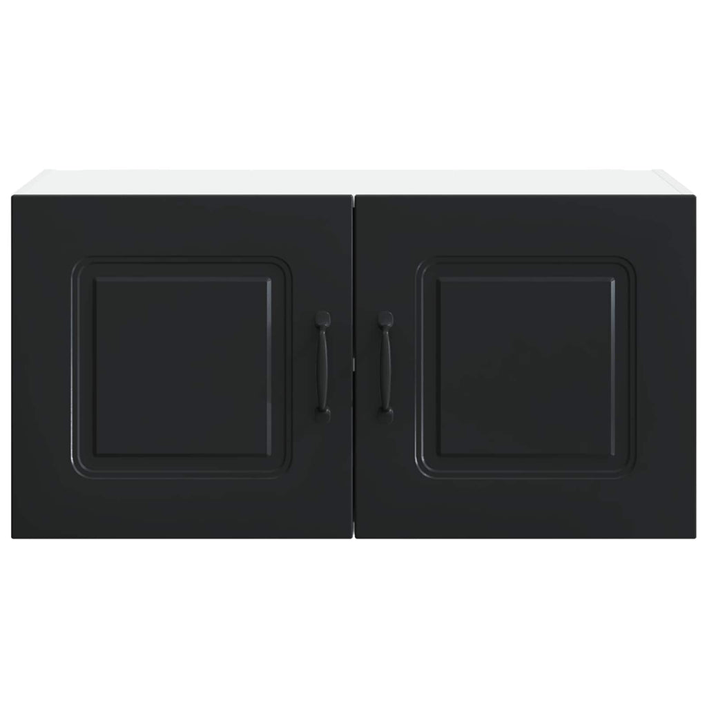 vidaXL Front do zmywarki Kalmar Czarny 80 x 31 x 40 cm