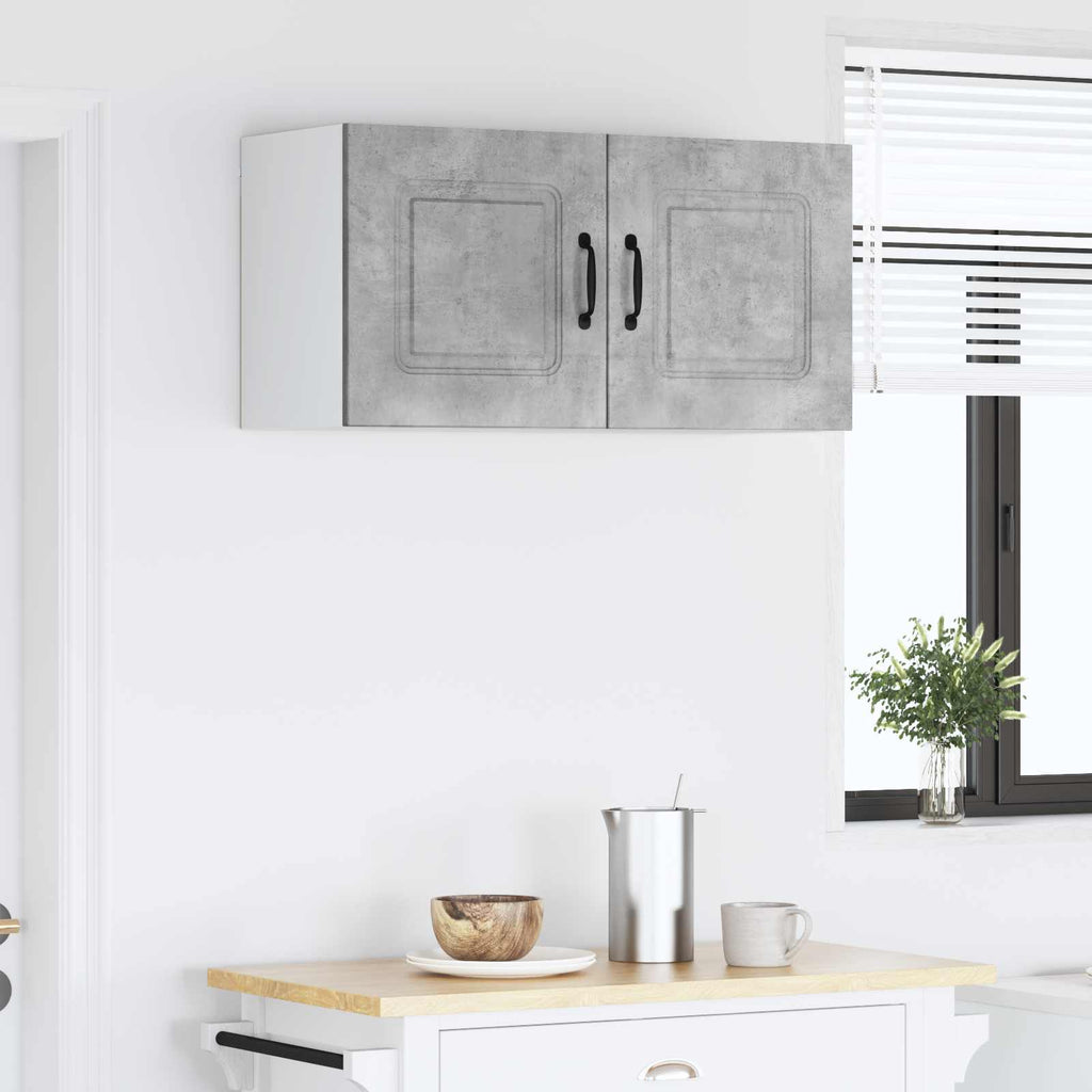 vidaXL Front do zmywarki Kalmar Betonowy szary 80 x 31 x 40 cm