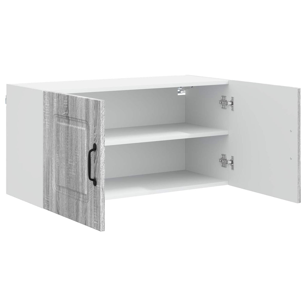 vidaXL Front do zmywarki Kalmar Szary Sonoma 80 x 31 x 40 cm