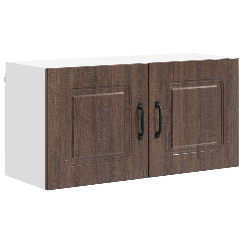 vidaXL Front do zmywarki Kalmar Brązowy dąb 80 x 31 x 40 cm