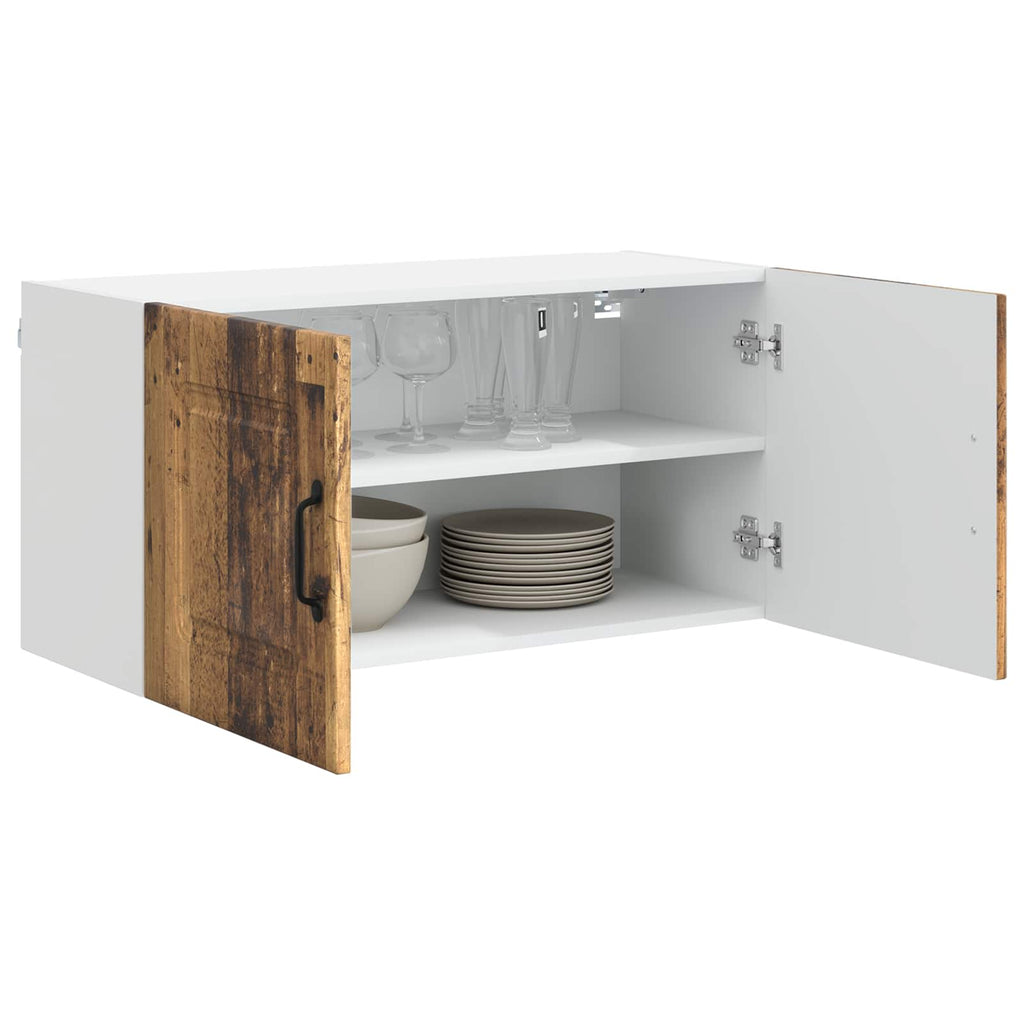 vidaXL Front do zmywarki Kalmar Stare drewno 80 x 31 x 40 cm