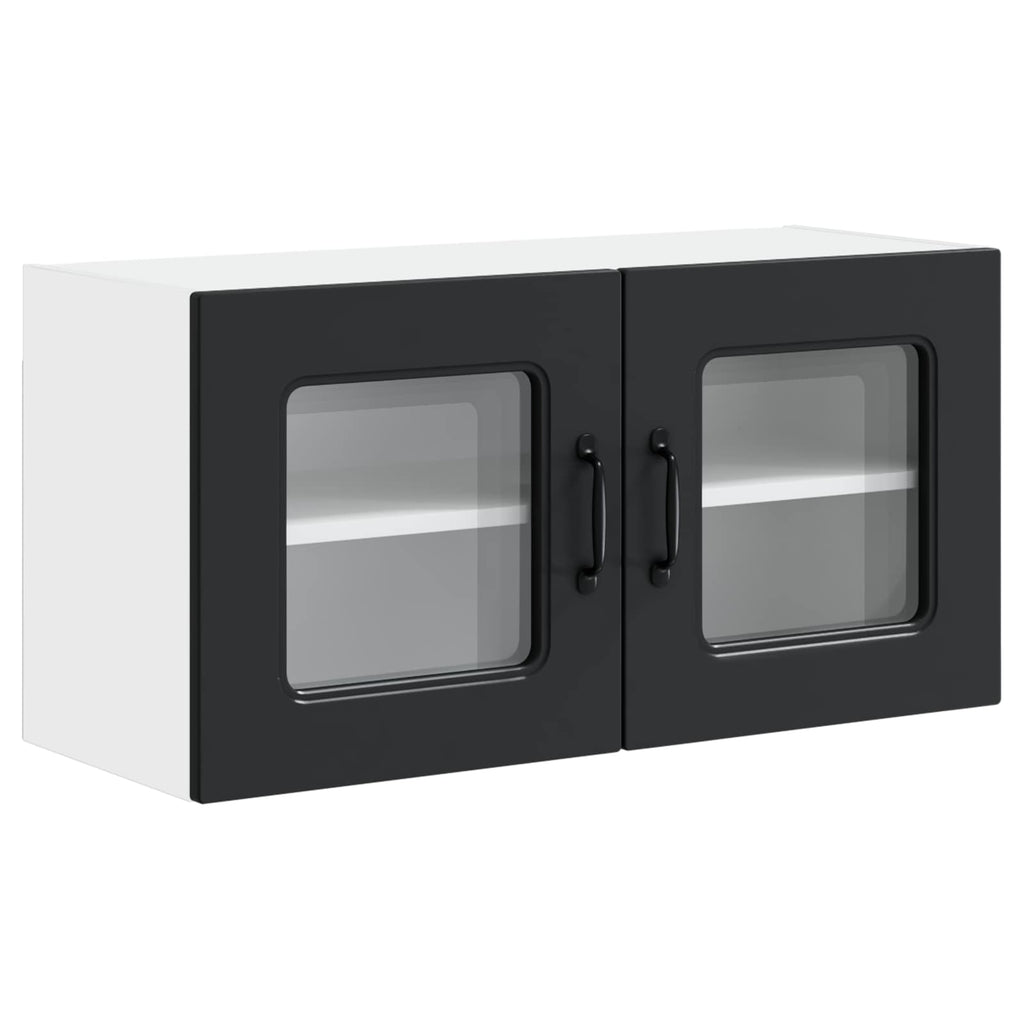 vidaXL Front do zmywarki Kalmar Czarny 80 x 31 x 40 cm