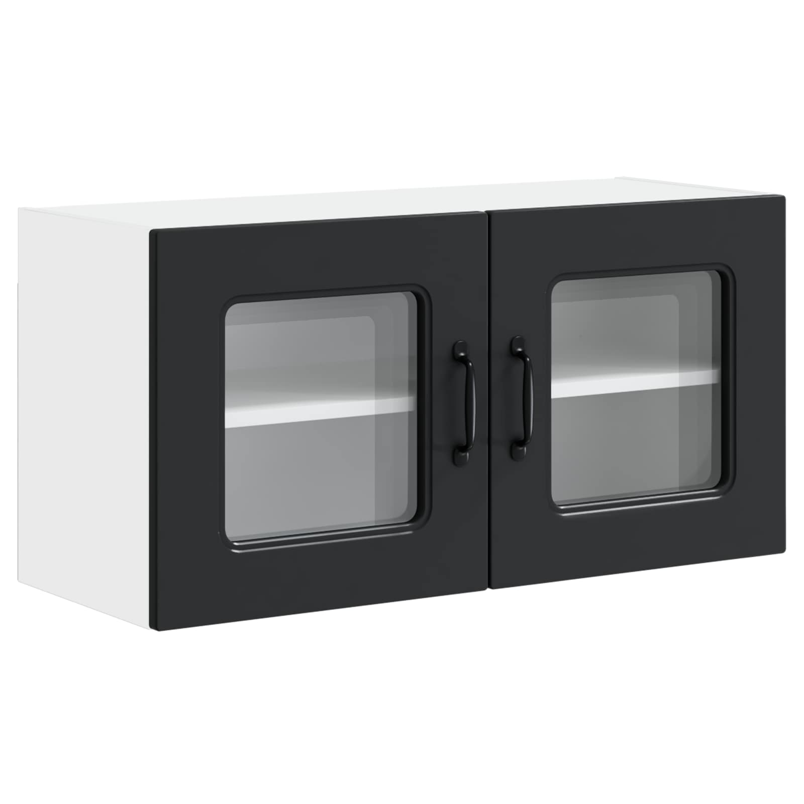 vidaXL Front do zmywarki Kalmar Czarny 80 x 31 x 40 cm