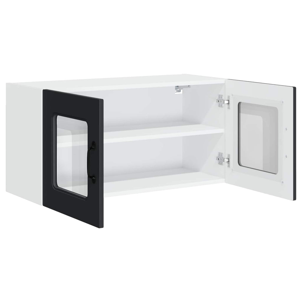 vidaXL Front do zmywarki Kalmar Czarny 80 x 31 x 40 cm