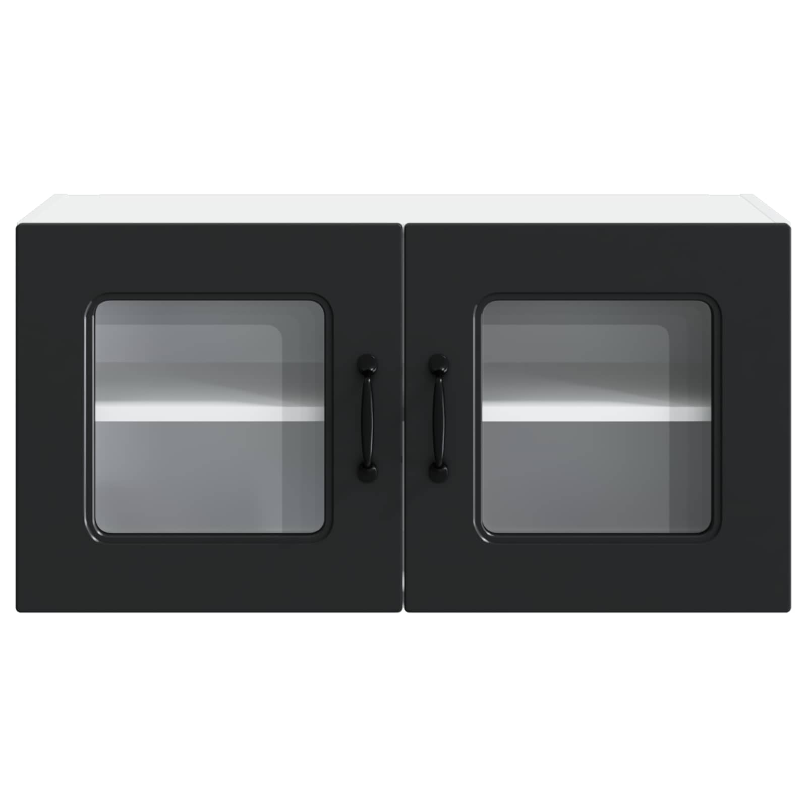 vidaXL Front do zmywarki Kalmar Czarny 80 x 31 x 40 cm