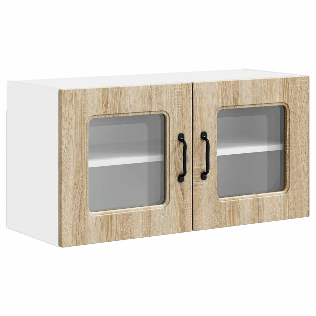vidaXL Front do zmywarki Kalmar Dąb Sonoma 80 x 31 x 40 cm