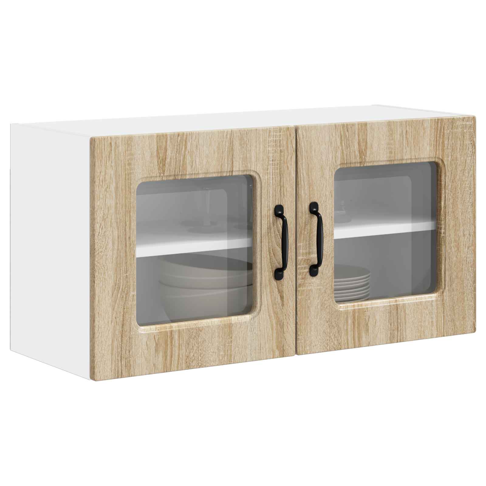 vidaXL Front do zmywarki Kalmar Dąb Sonoma 80 x 31 x 40 cm