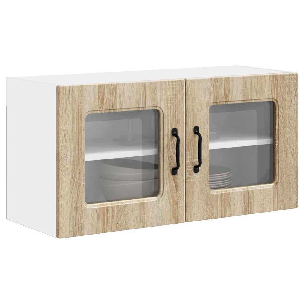 vidaXL Front do zmywarki Kalmar Dąb Sonoma 80 x 31 x 40 cm