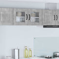 vidaXL Front do zmywarki Kalmar Betonowy szary 80 x 31 x 40 cm