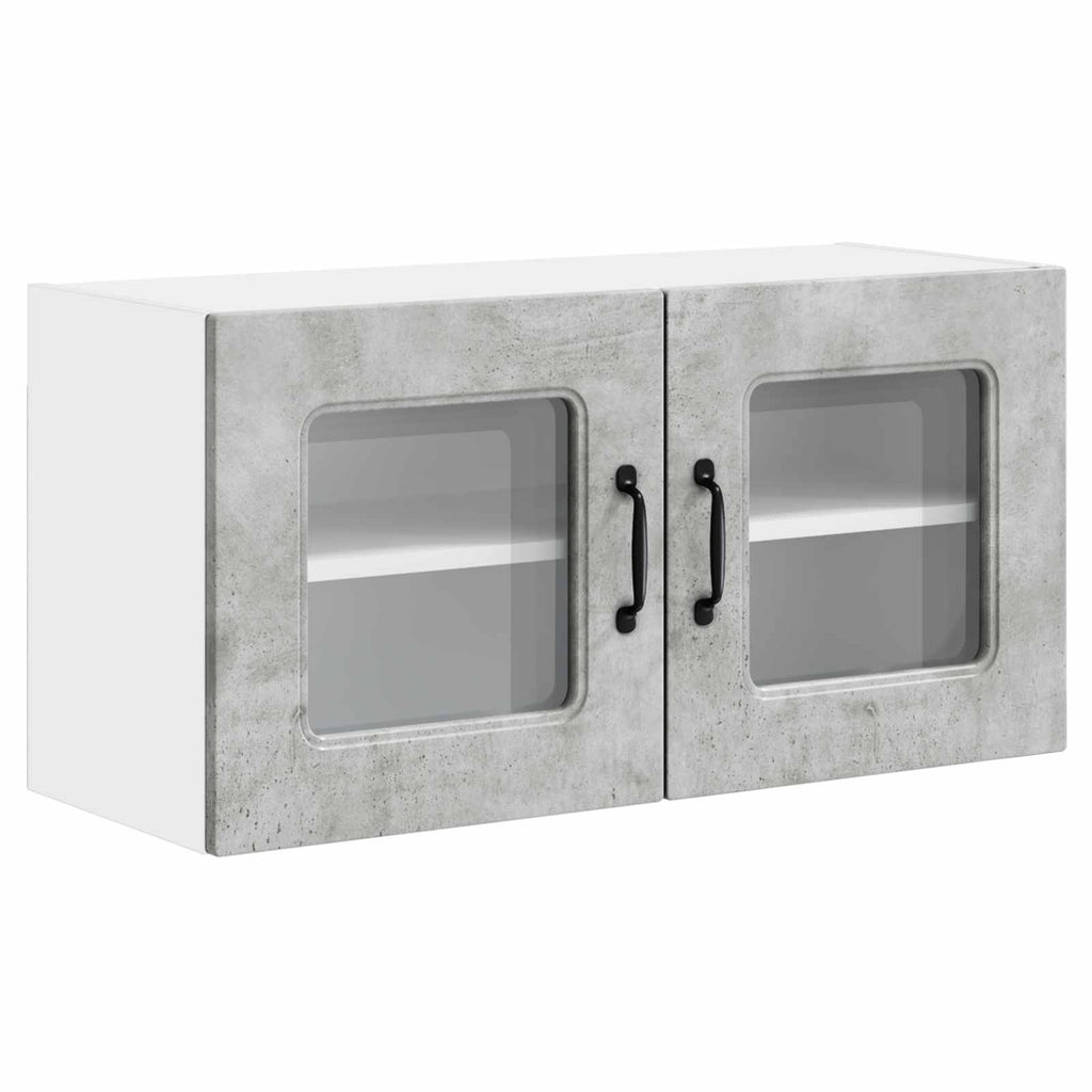 vidaXL Front do zmywarki Kalmar Betonowy szary 80 x 31 x 40 cm