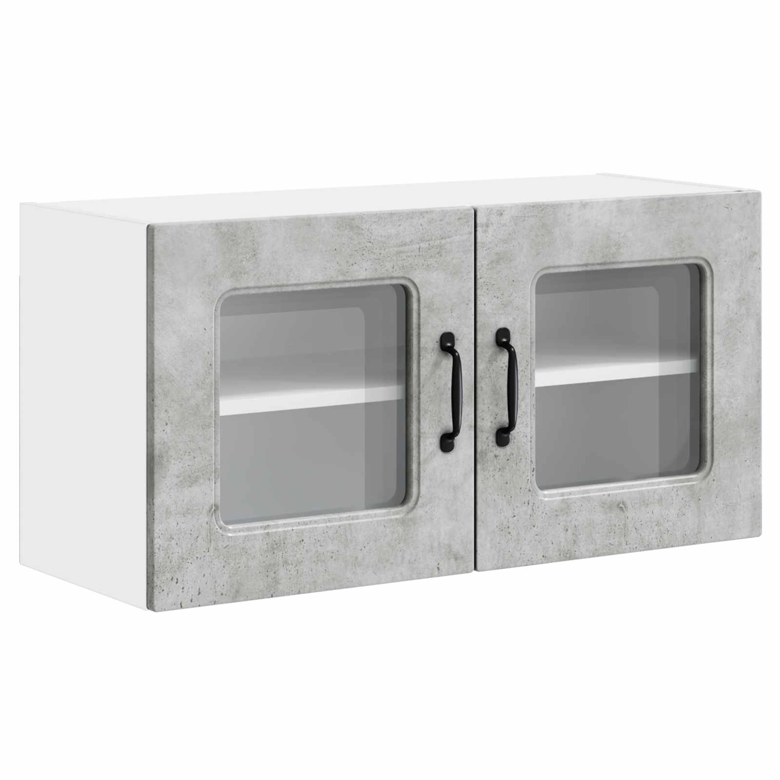vidaXL Front do zmywarki Kalmar Betonowy szary 80 x 31 x 40 cm