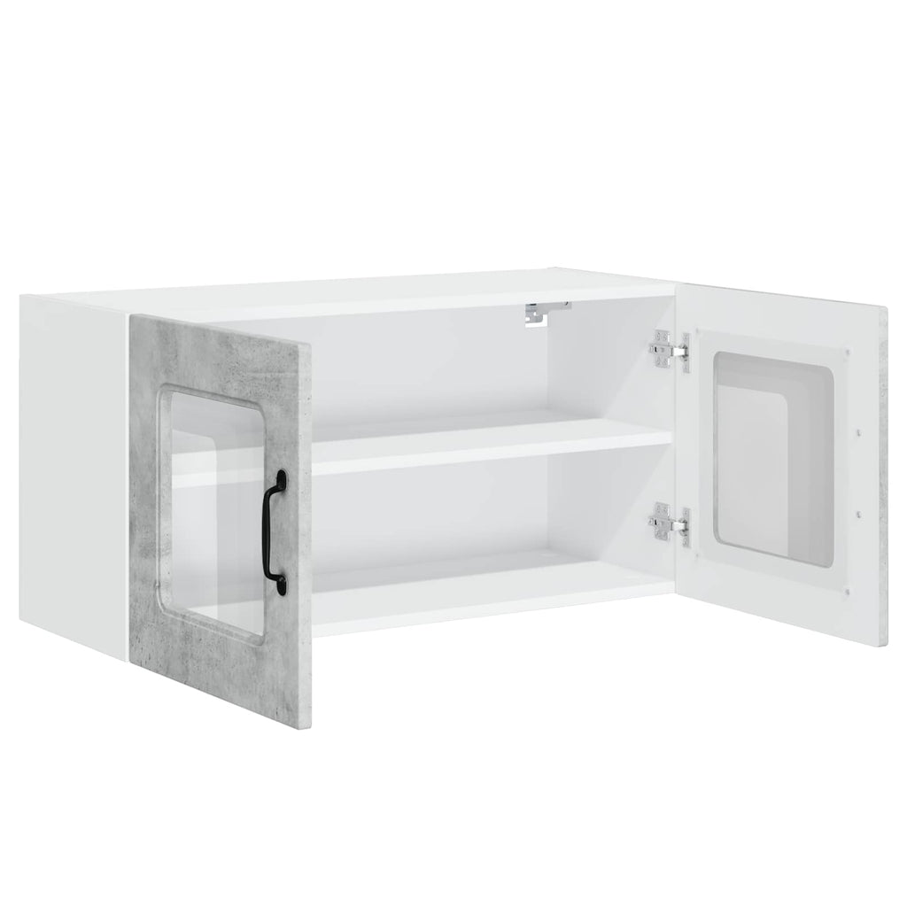 vidaXL Front do zmywarki Kalmar Betonowy szary 80 x 31 x 40 cm