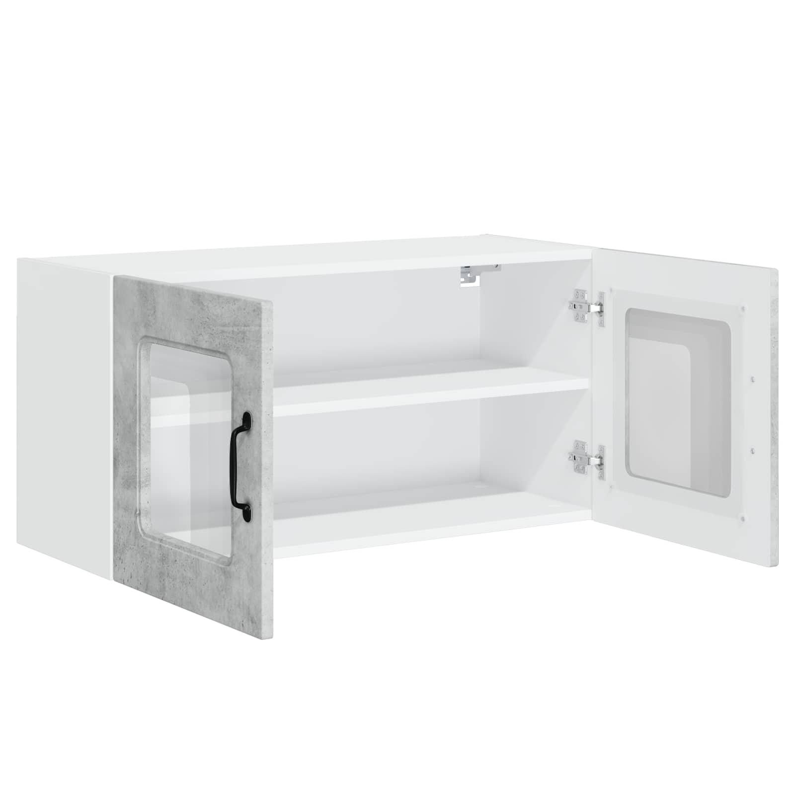 vidaXL Front do zmywarki Kalmar Betonowy szary 80 x 31 x 40 cm