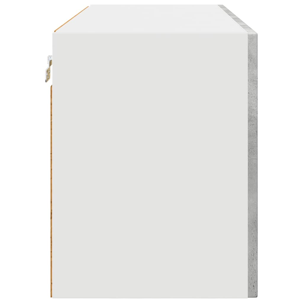 vidaXL Front do zmywarki Kalmar Betonowy szary 80 x 31 x 40 cm