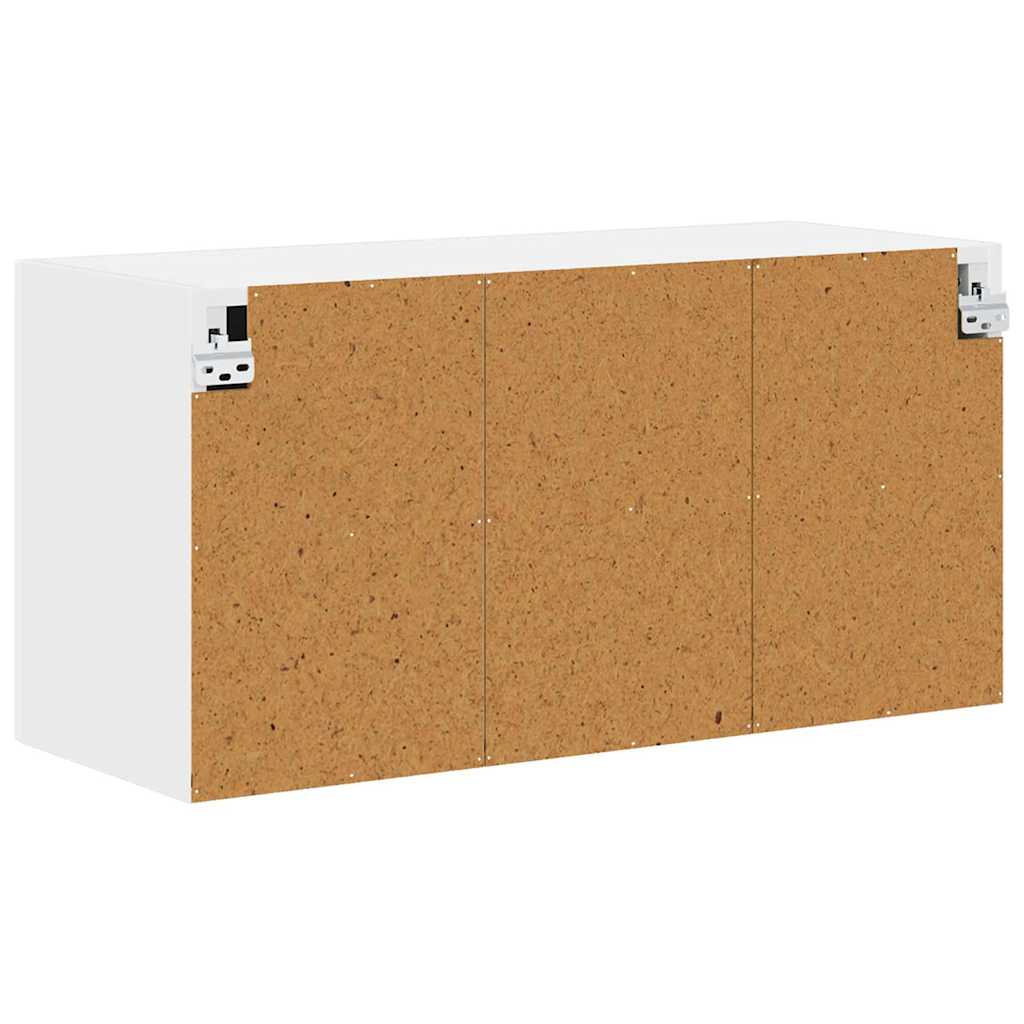 vidaXL Front do zmywarki Kalmar Wysoki połysk biały 80 x 31 x 40 cm