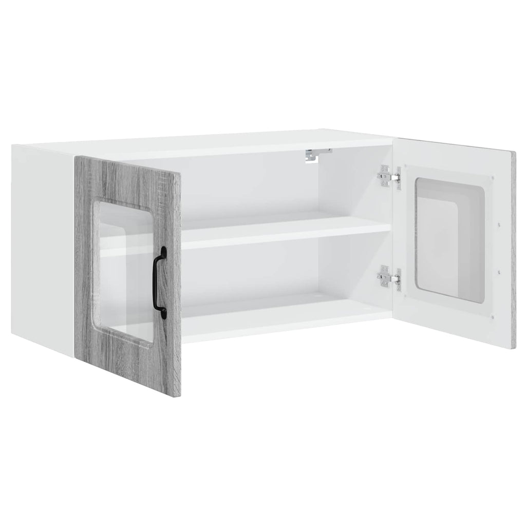 vidaXL Front do zmywarki Kalmar Szary Sonoma 80 x 31 x 40 cm