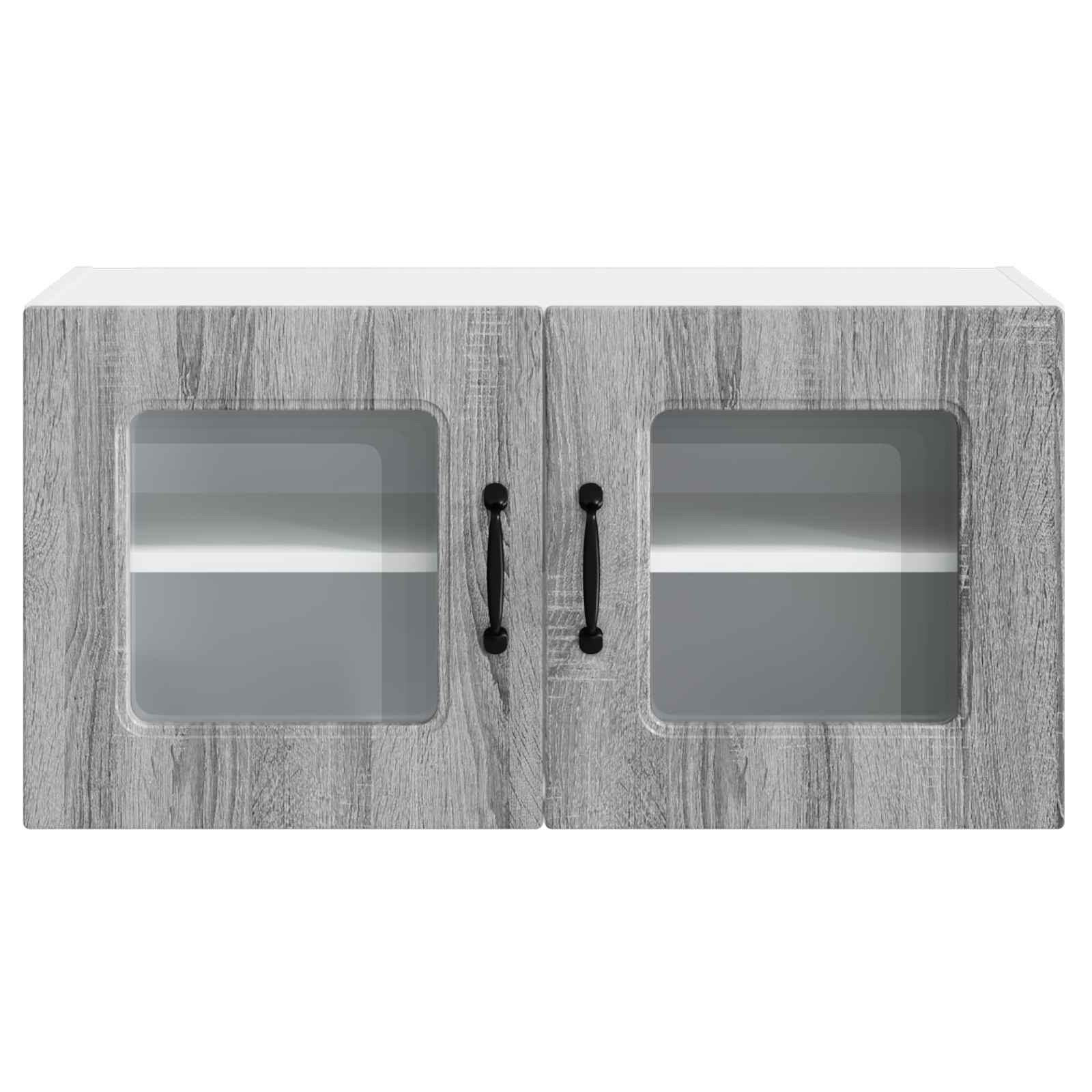 vidaXL Front do zmywarki Kalmar Szary Sonoma 80 x 31 x 40 cm