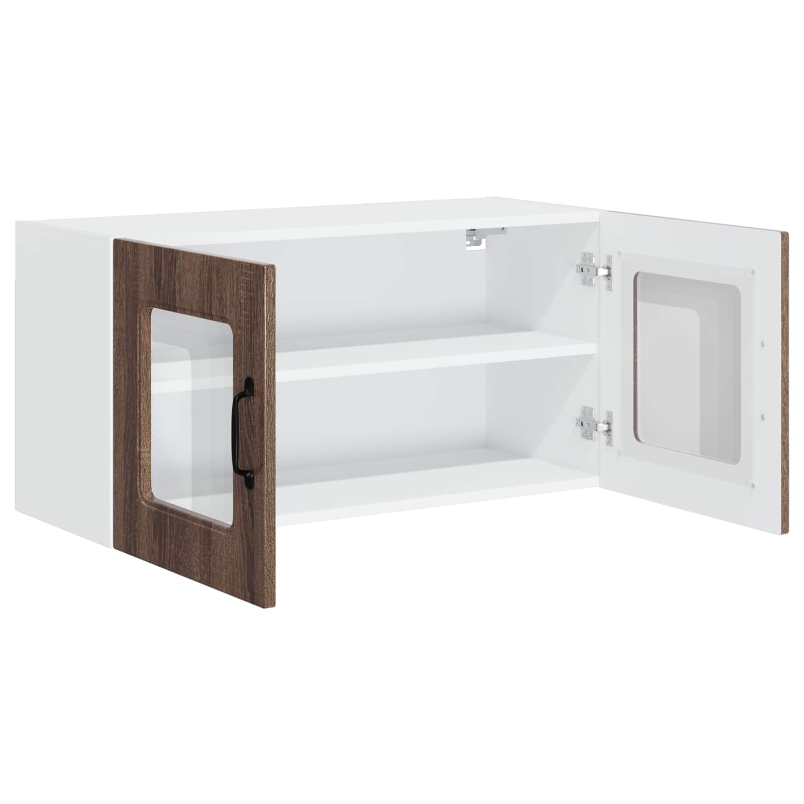 vidaXL Front do zmywarki Kalmar Brązowy dąb 80 x 31 x 40 cm
