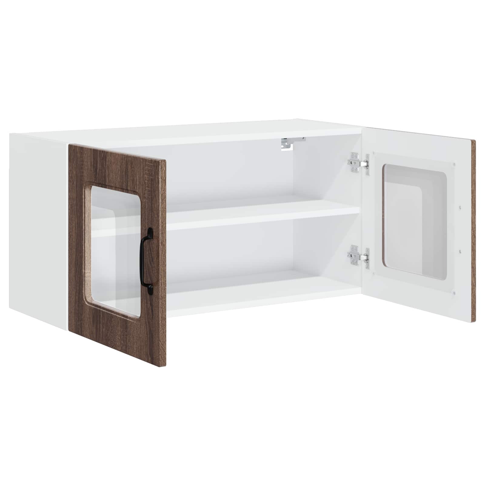 vidaXL Front do zmywarki Kalmar Brązowy dąb 80 x 31 x 40 cm
