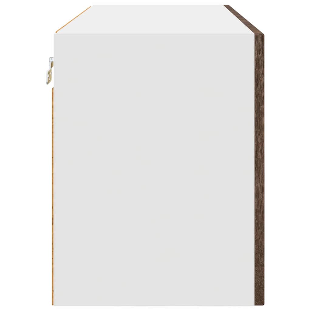 vidaXL Front do zmywarki Kalmar Brązowy dąb 80 x 31 x 40 cm