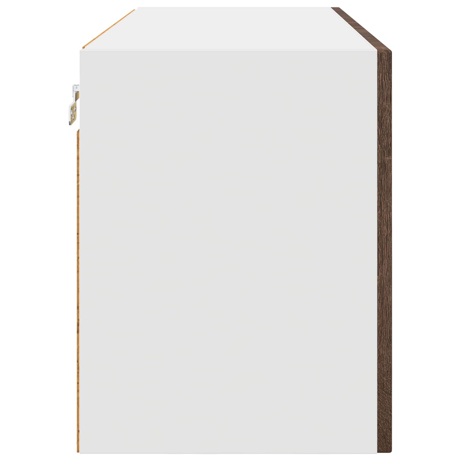 vidaXL Front do zmywarki Kalmar Brązowy dąb 80 x 31 x 40 cm