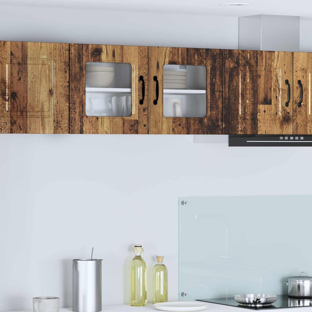 vidaXL Front do zmywarki Kalmar Stare drewno 80 x 31 x 40 cm