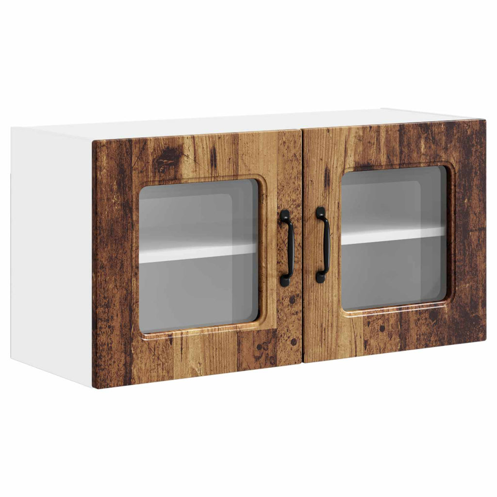 vidaXL Front do zmywarki Kalmar Stare drewno 80 x 31 x 40 cm