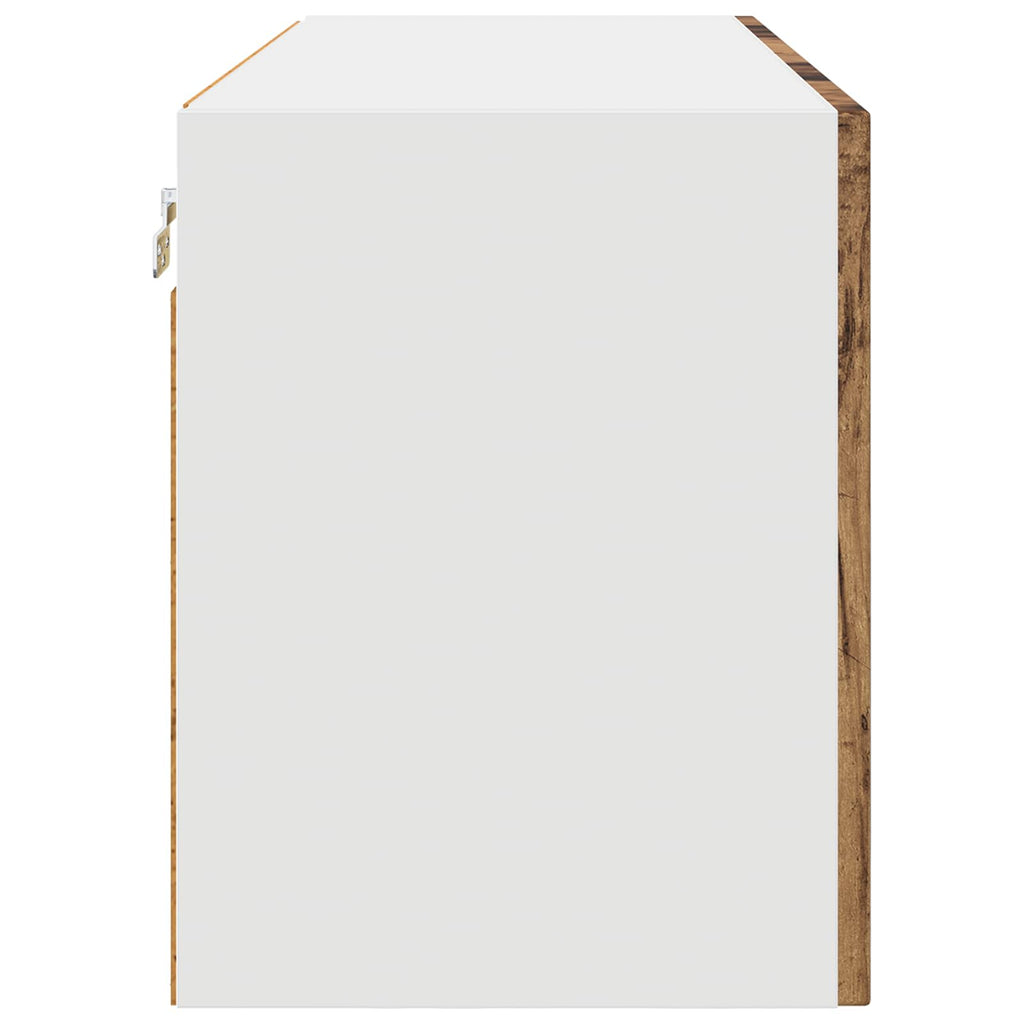 vidaXL Front do zmywarki Kalmar Stare drewno 80 x 31 x 40 cm