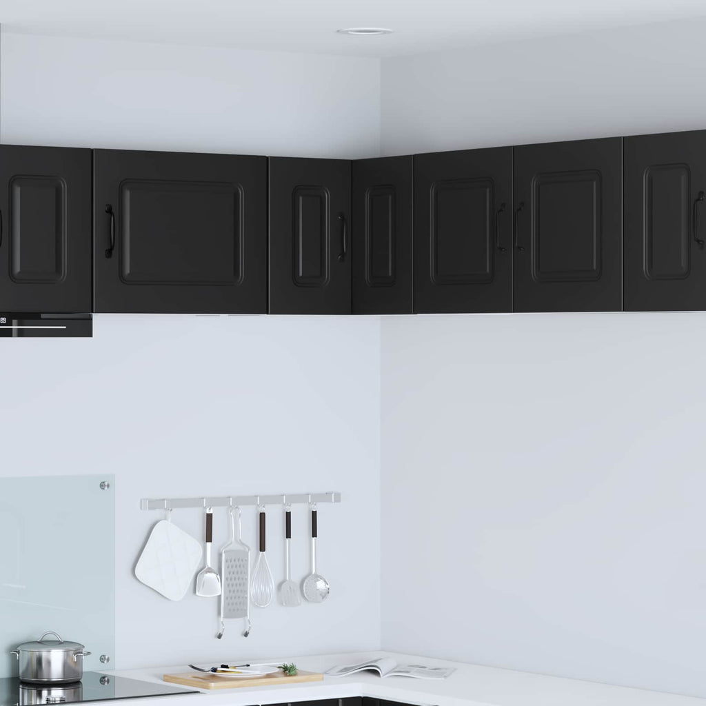 vidaXL Front do zmywarki Kalmar Czarny 57 x 57 x 40 cm