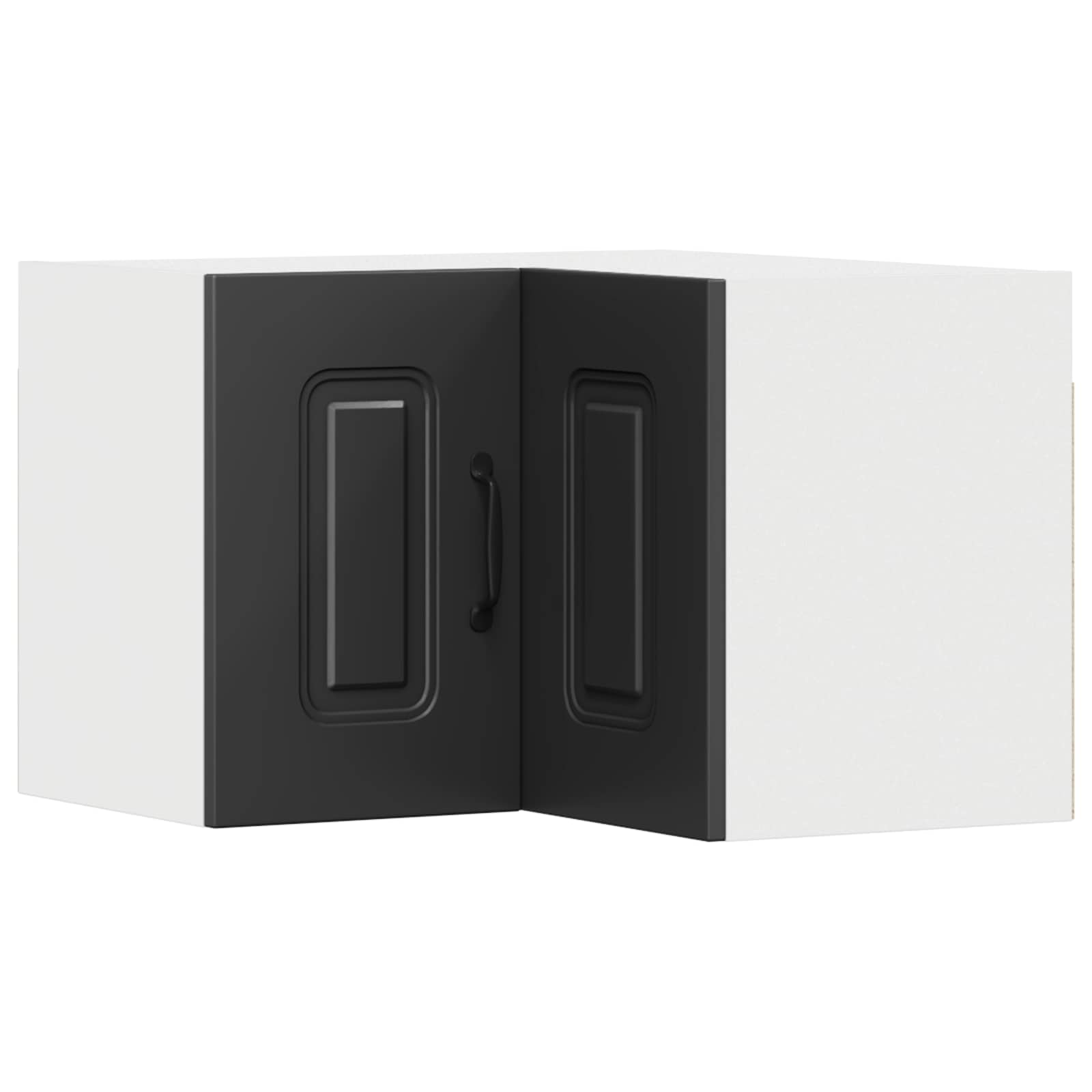 vidaXL Front do zmywarki Kalmar Czarny 57 x 57 x 40 cm