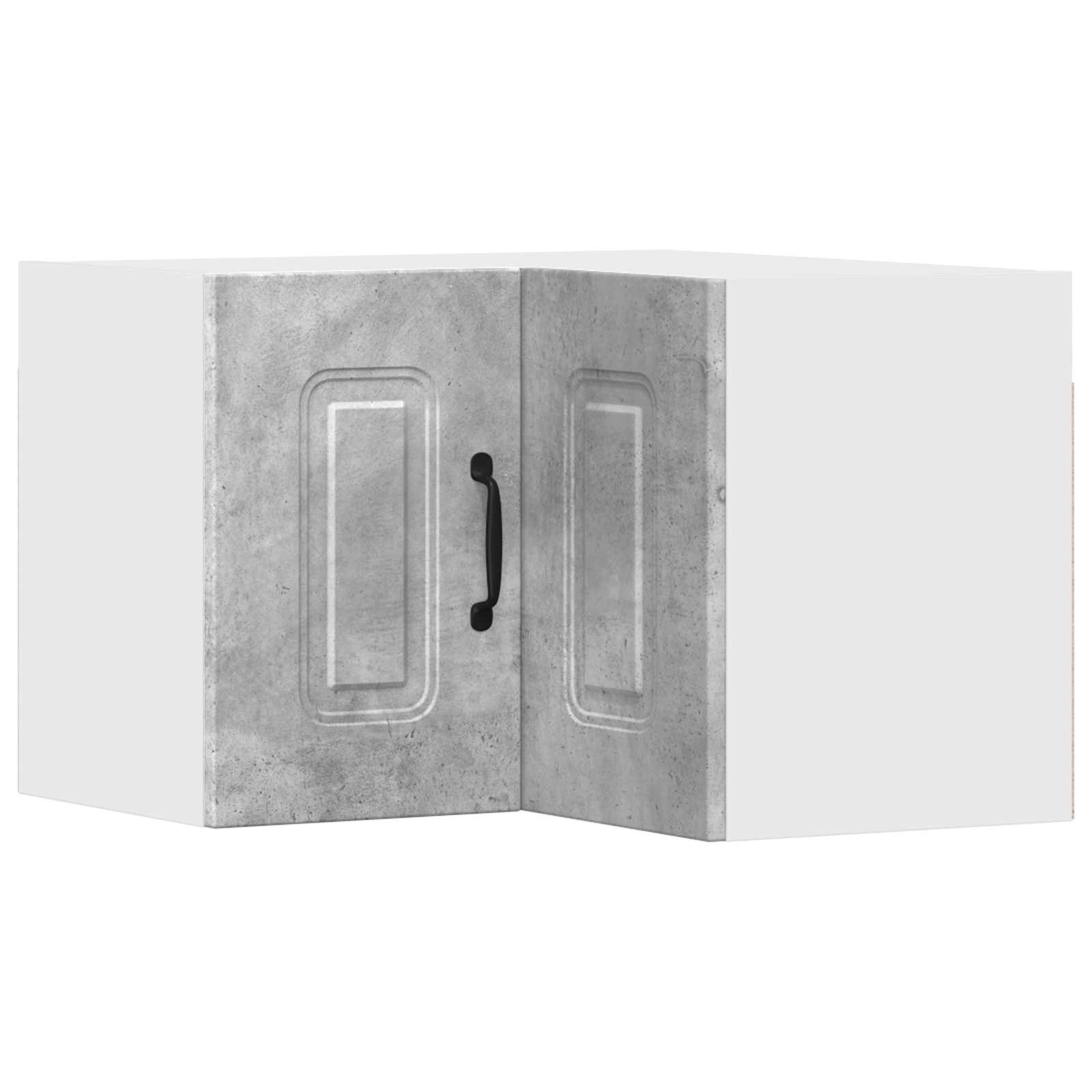 vidaXL Front do zmywarki Kalmar Betonowy szary 57 x 57 x 40 cm