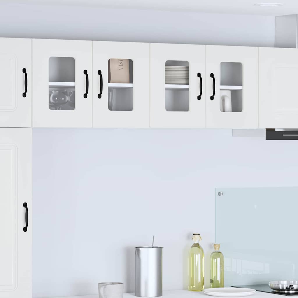 vidaXL Front do zmywarki Kalmar 2 pcs Biały 60 x 31 x 40 cm