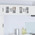 vidaXL Front do zmywarki Kalmar 2 pcs Biały 60 x 31 x 40 cm