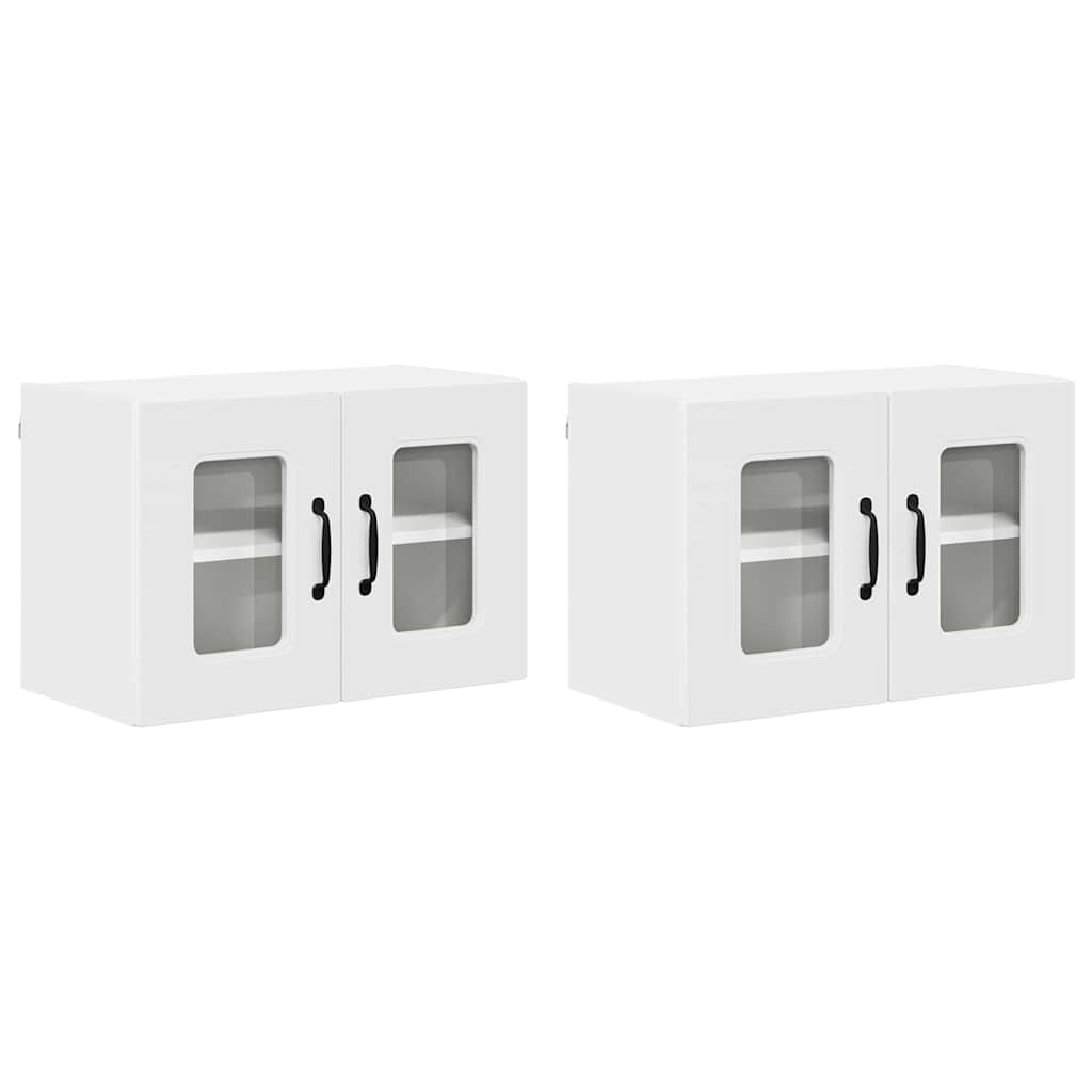 vidaXL Front do zmywarki Kalmar 2 pcs Biały 60 x 31 x 40 cm