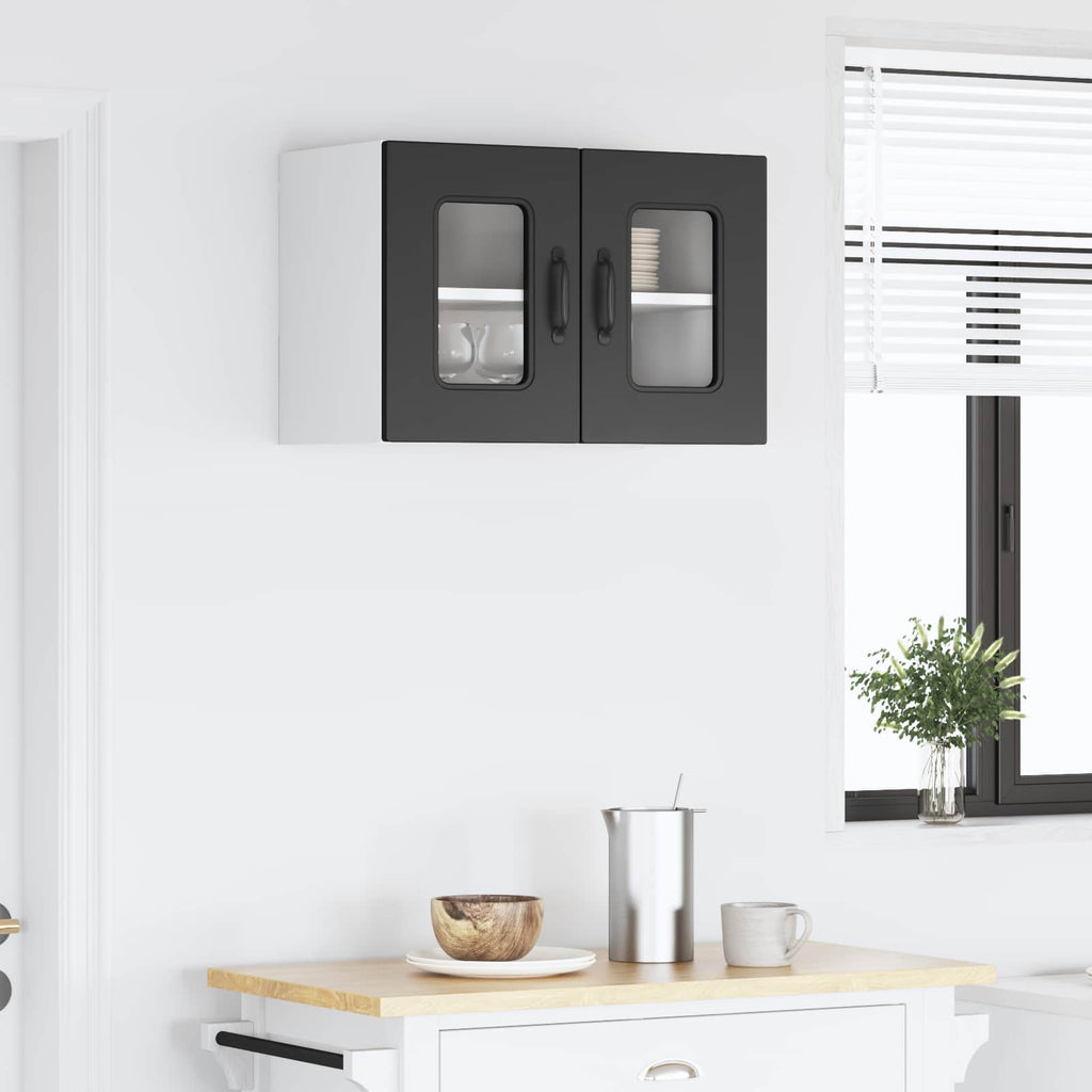 vidaXL Front do zmywarki Kalmar Czarny 60 x 31 x 40 cm
