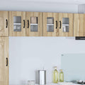 vidaXL Front do zmywarki Kalmar 2 pcs Dąb Sonoma 60 x 31 x 40 cm