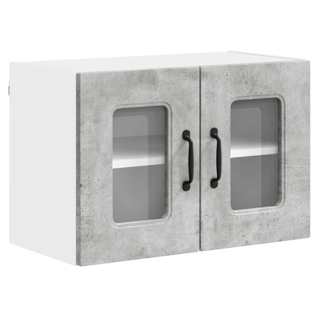 vidaXL Front do zmywarki Kalmar Betonowy szary 60 x 31 x 40 cm