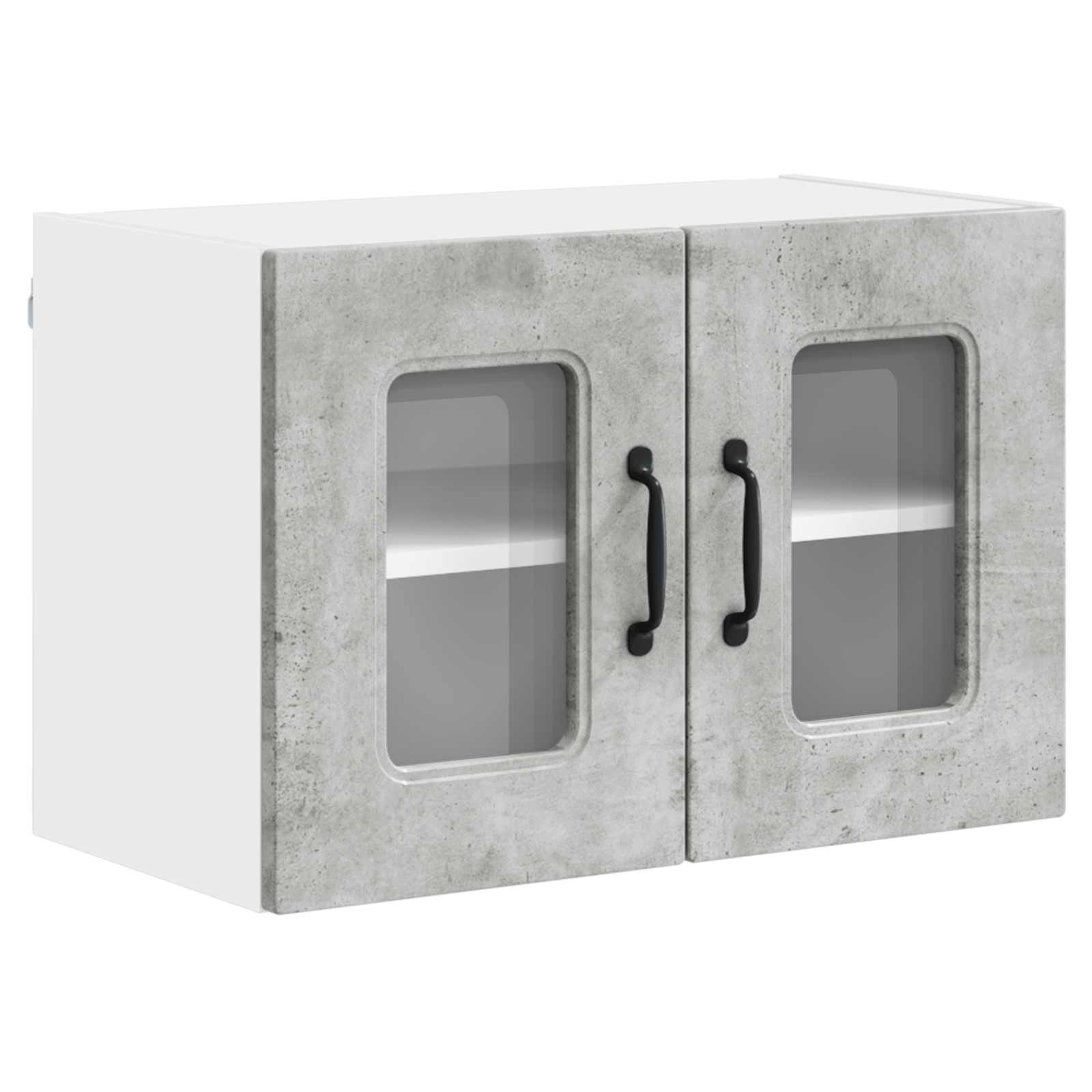 vidaXL Front do zmywarki Kalmar Betonowy szary 60 x 31 x 40 cm