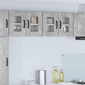 vidaXL Front do zmywarki Kalmar 2 pcs Betonowy szary 60 x 31 x 40 cm