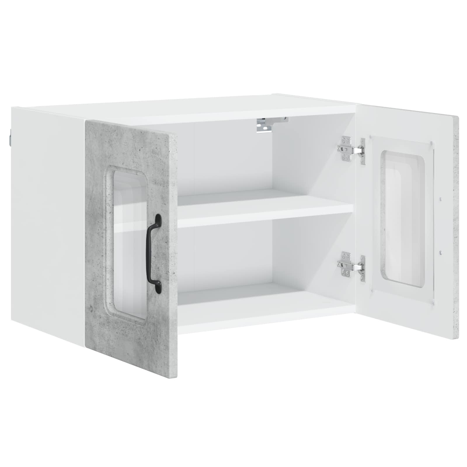 vidaXL Front do zmywarki Kalmar 2 pcs Betonowy szary 60 x 31 x 40 cm